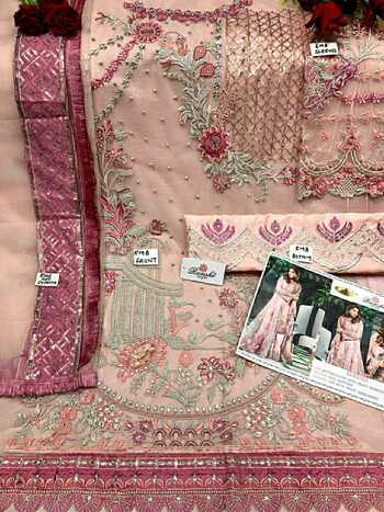 RAMSHA R242 NX PAKISTANI SUITS LATEST COLLECTION 2021