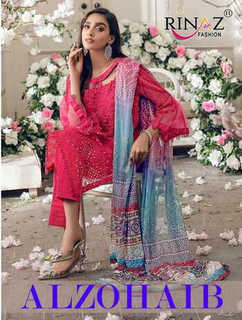 RINAZ FASHION ALZOHAB LAWN PAKISTANI PRINTED SUITS COLLECTION 2021