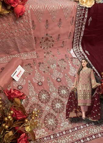 FEPIC ROSEMEEN D 5229 COLOURS GEORGETTE PAKISTANI SUITS SURAT