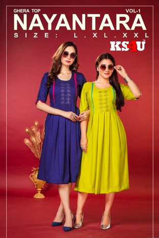 KS4U NAYANTARA VOL 1 KURTIS LATEST CATALOGUE