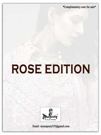 MAJESTY ROSE EDITION PAKISTANI SUITS LATEST CATALOGUE