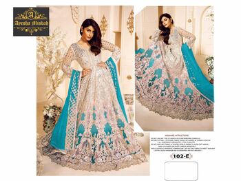 AYESHA MISBAH D.NO 102 PAKISTANI ANARKALI SALWAR KAMEEZ MASTER COPY