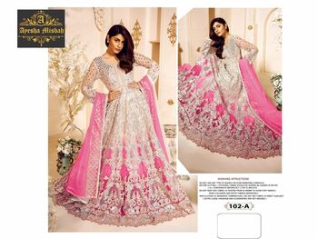 AYESHA MISBAH D.NO 102 PAKISTANI ANARKALI SALWAR KAMEEZ MASTER COPY