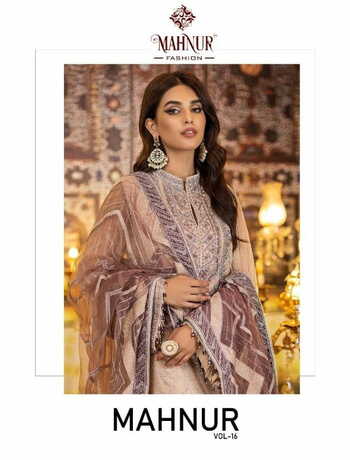 MAHNUR FASHION MAHNUR VOL 16 GEORGETTE PAKISTANI SUITS