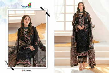 SANIYA TRENDZ RAMSHA GEORGETTE EMBROIDERY PAKISTANI SUITS