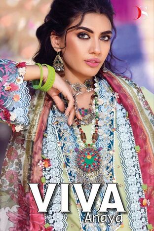 DEEPSY SUITS VIVA ANAYA 1861 TO 1867 SERIES PAKISTANI SUITS CATALOGUE