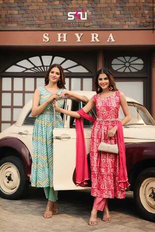 S4U SHYRA READYMADE KURTI PANT WITH DUPATTA NEW COLLECTION