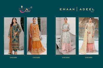 RINAZ FASHION EMAAN ADEEL VOL 4 FOUX GEORGETTE PAKISTANI SUITS CATALOGUE