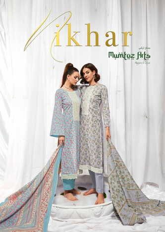 MUMTAZ ARTS NIKHAR LAWN CAMBRIC COTTON DIGITAL PRINT SUITS SURAT