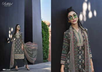 BELLIZA SHADOWS PURE CREP DIGITAL PRINTED SUITS NEW COLLECTION 2023