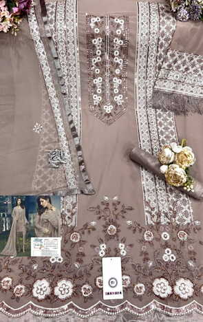 SHANAYA FASHION ROSE S 43 EDITION 3 FOUX GEORGETTE PAKISTANI SUITS