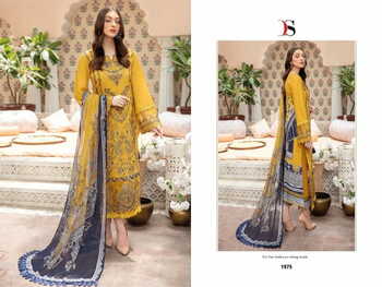 DEEPSY SUITS CHEVRON VOL 3 COTTON EMBROIDERY PAKISTAI SUITS CATALOGUE