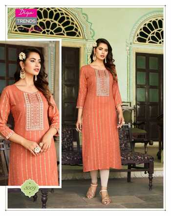 DIYA TRENDS VICTORIA VOL 8 READYMADE KURTI DISTRIBUTOR IN SURAT