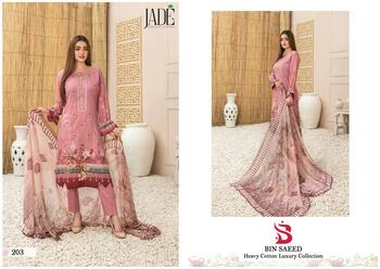 JADE BIN SAEED VOL 2 LAWN COTTON KARACHI SUITS SUPPLIER SURAT