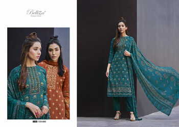 BELLIZA SHADOWS PURE CREP DIGITAL PRINTED SUITS NEW COLLECTION 2023