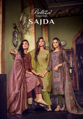 BELLIZA SAJDA MUSLIN SALWAR KAMEEZ SUPPLIER IN SURAT