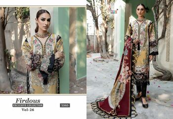 SHREE FABS FIRDOUS EXCLUSIVE COLLECTION VOL 26 2569 TO 2566 SERIES PAKISTANI SUITS