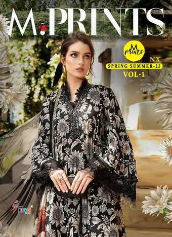 SHREE FABS M PRINTS SPRING SUMMER 23 VOL 1 NX 2576 TO 2579 SERIES PAKISTANI SUITS