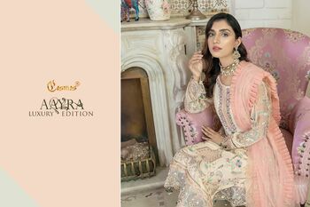 COSMOS AAYRA LUXURY EDITION PAKISTANI SUITS LATEST COLLECTION 2022