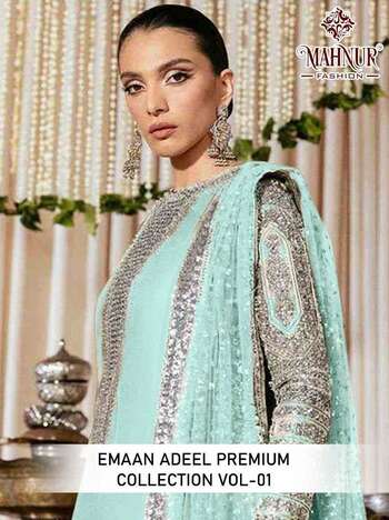 MAHNUR FASHION EMAAN ADEEL PREMIUM COLLECTION VOL 1 PAKISTANI SUITS