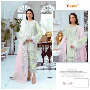 FEPIC ROSEMEEN 1294 SERIES GEORGETTE PAKISTANI SUITS CATALOGUE