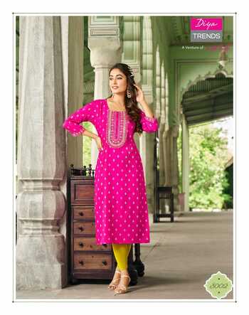 DIYA TRENDS VICTORIA VOL 8 READYMADE KURTI DISTRIBUTOR IN SURAT