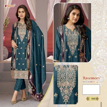  FEPIC ROSEMEEN D.NO C 1698 PAKISTANI SALWAR KAMEEZ SUPPLIER IN SURAT