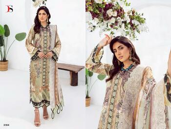 DEEPSY SUITS JADE NEEDLE WONDER 2023 2 COTTON PAKISTANI SUITS