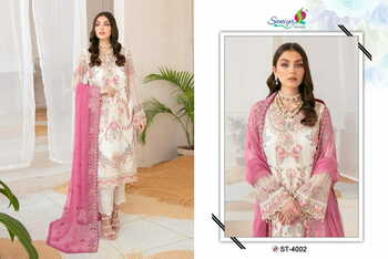 SANIYA TRENDZ RAMSHA GEORGETTE EMBROIDERY PAKISTANI SUITS