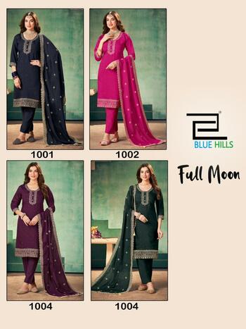 BLUE HILLS FULL MOON HEAVY KARWA CHOUTH KURTIS WHOLESALER