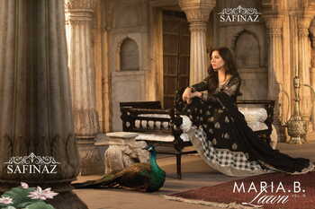 SAFINAZ MARIYA B VOL 9 LAWN COTTON PRINTED PAKISTANI SUITS LATEST COLLECTION