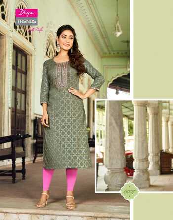 DIYA TRENDS VICTORIA VOL 8 READYMADE KURTI DISTRIBUTOR IN SURAT