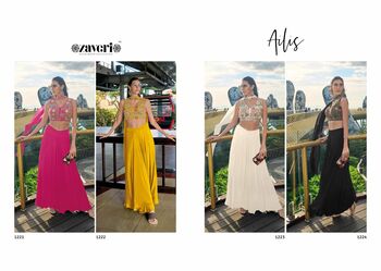 ZAVERI AILIS WESTERN COLLECTION CATALOGUE DISTRIBUTOR IN SURAT