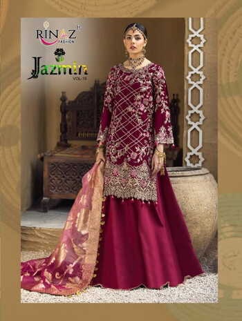 RINAZ FASHION JAZMIN VOL 19 PAKISTANI GEORGETTE SUITS