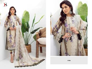 DEEPSY SUITS JADE NEEDLE WONDER 2023 2 COTTON PAKISTANI SUITS