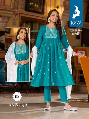 KAYA ANISHKA NYRA CUT KURTIS LATEST CATALOGUE