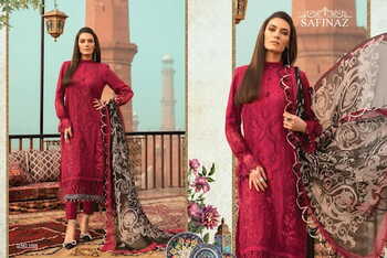 SAFINAZ MARIYA B VOL 9 LAWN COTTON PRINTED PAKISTANI SUITS LATEST COLLECTION