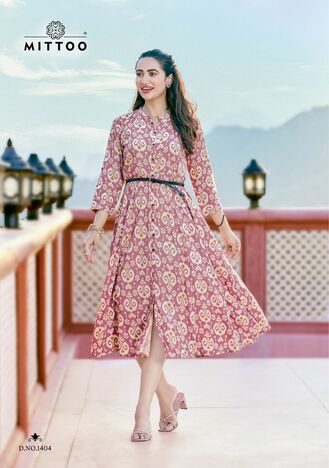 MITTOO BELT VOL 14 KURTI WITH BELT LATEST COLLECTION 2023