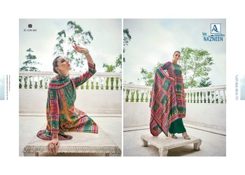 ALOK SUITS NAZNEEN PASHMINA WINTER SUITS SUPPLIER SURAT