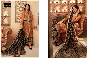 RAWAYAT GIESELE VOL 1 FOUX GEORGETTE WITH EMBROIDERY SUITS