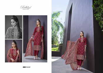 BELLIZA SHADOWS PURE CREP DIGITAL PRINTED SUITS NEW COLLECTION 2023