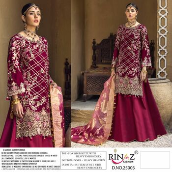 RINAZ FASHION JAZMIN VOL 19 PAKISTANI GEORGETTE SUITS