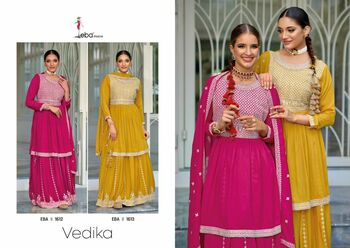 EBA LIFESTYLE VEDIKA EMBROIDERY SALWAR SUITS WHOLESALER