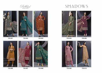 BELLIZA SHADOWS PURE CREP DIGITAL PRINTED SUITS NEW COLLECTION 2023