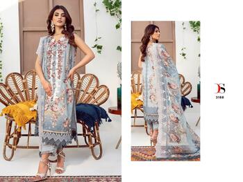 DEEPSY SUITS JADE NEEDLE WONDER 2023 2 COTTON PAKISTANI SUITS