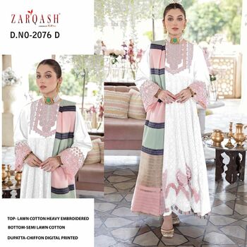 ZARQASH NOOR JAHAN Z 2076 PAKISTANI SUITS BY KHAYYIRA