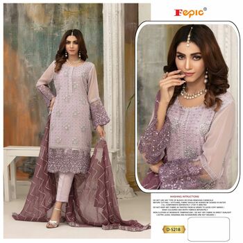 FEPIC ROSEMEEN D 5218 GEORGETTE EMBROIDERY PAKISTANI SUITS