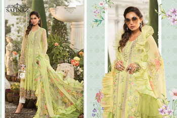 SAFINAZ MARIYA B VOL 9 LAWN COTTON PRINTED PAKISTANI SUITS LATEST COLLECTION