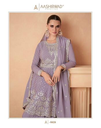 AASHIRWAD AAHANA DESIGNER SALWAR SUITS DISTRIBUTOR IN SURAT