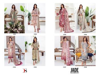 DEEPSY SUITS JADE NEEDLE WONDER 2023 2 COTTON PAKISTANI SUITS